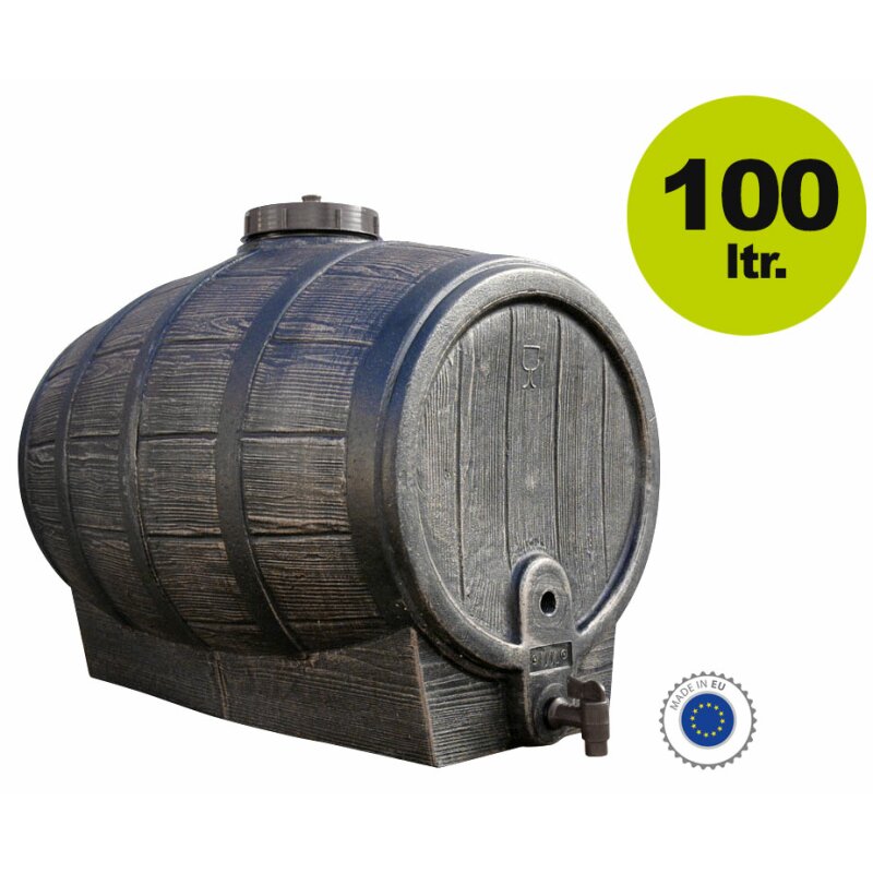 6261 /  Kunststofffass: Dekoratives Barrik Weinfass 100 Liter aus lebensmittelechtem Kunststoff