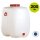 Lebenmittel-Tank Kunsstoff: Graf Getränkefass / Mostfass,  Fass oval 200 Liter (Gärfass / Kunststofffass rechteckig)