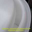 Fischer Sauerkraut-Topf: Gärfass für Sauerkraut / Choucroute, Sauerteig-Bottich ungefärbt weiß,  25 Liter, mit hermetischem Wasserrand