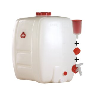 Graf Getränkefass Oval 500 Liter mit Auslaufhahn NW 10 und Gärspund