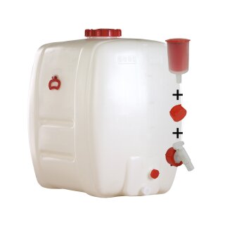Graf Getränkefass Oval 500 Liter mit Auslaufhahn NW 15 und Gärspund