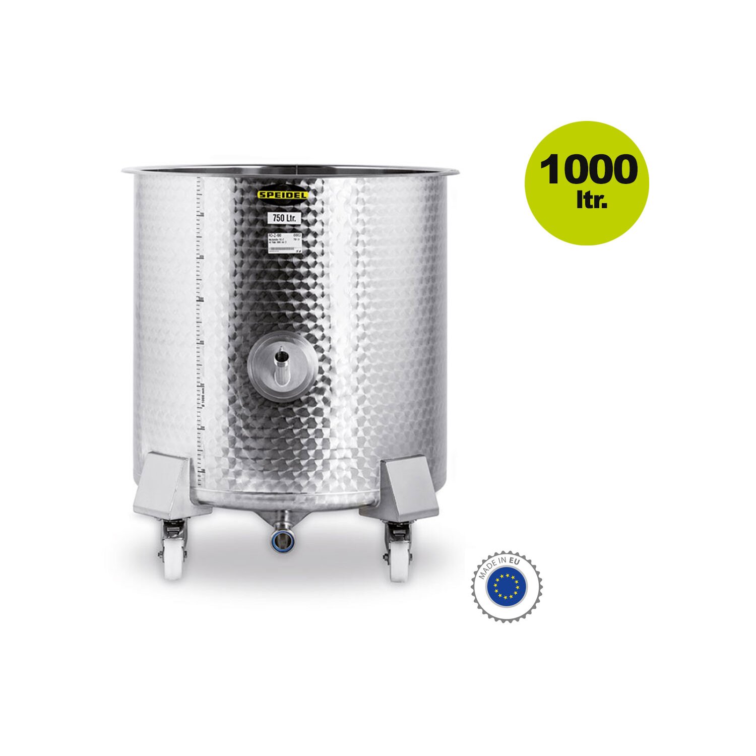 Ro-Z-120-1000  Speidel Misch und Transportbehälter / Edelstahlfass RO-Z 1000 Liter (versandkostenfrei)* 	 
		 (Speidel Misch und Transportbehälter RO-Z 1000 Liter)  
	