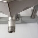 Obstpresse hydraulisch Edelstahl: 18 Liter  Obstpresse / Beerenpresse / Honigpresse / Apfelpresse  OPRIH18 incl. Presstuch, hydraulisch (versandkostenfrei)*