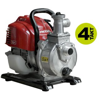 SONDERPOSTEN: Honda WX10    Garten Wasserpumpe Benzin, Frischwasser Förderpumpe klein, 120 Liter/min, 0,72 kW (ca. 1 PS), 1 Zoll Anschlüsse (versandkostenfrei*)