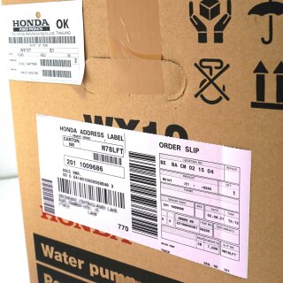 Lagerverkauf Sonderposten: Original Honda WX 10 Wasserpumpe Benzin, 120  Liter/min 0,72 kW ca 1 PS , 1 Zoll Anschlüsse