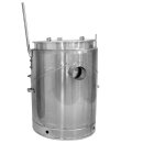 YERD Kochkessel 100 Liter, kippbarer Kochofen / Kartoffeldämpfer  - Futterdämpfer / Gulaschkanone aus Edelstahl, mit Holzfeuerung geschweißt, made in EU (Versand kostenfrei)*