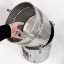 YERD Kochkessel 100 Liter, kippbarer Kochofen / Kartoffeldämpfer  - Futterdämpfer / Gulaschkanone aus Edelstahl, mit Holzfeuerung geschweißt, made in EU (Versand kostenfrei)*