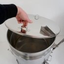 YERD Kochkessel 80 Liter,  kippbarer Kochofen / Kartoffeldämpfer  - Futterdämpfer  / Gulaschkanone aus Edelstahl, mit Holzfeuerung geschweißt (Versand kostenfrei)*