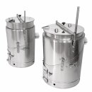 YERD Kochkessel 120 Liter, kippbarer Kochofen / Kartoffeldämpfer  - Futterdämpfer  groß / Gulaschkanone aus Edelstahl, mit Holzfeuerung geschweißt (Versand kostenfrei)*