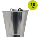 Edelstahleimer 10L: Fischer Edelstahl-Eimer mit Skala,...