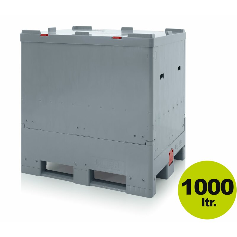  Transporttank Kunststoff: Klappbarer IBC Container / Bag in Box System 1000 Liter Transport-Tank (versandkostenfrei)*