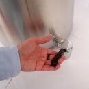 Edelstahl Marmeladentopf mit Wasserbad, 40 Liter, mit Abfüllhahn 1" Zoll, doppelwandiger V2A Drucktopf mit Ventil: Exakte Temperatur von 105°C (!),  für Induktion und auf allen Herdarten geeignet  (Versand kostenfrei *)