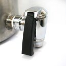 Marmeladentopf mit Wasserbad 26 Liter mit Abfüllhahn 1",  doppelwandiger V2A Edelstahl-Drucktopf mit Ventil: Exakte Temperatur von 105°C auf allen Herdarten