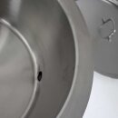 Marmeladentopf mit Wasserbad 26 Liter mit Abfüllhahn 1",  doppelwandiger V2A Edelstahl-Drucktopf mit Ventil: Exakte Temperatur von 105°C auf allen Herdarten