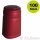 Weinflaschen-Kapsel: Schrumpfkapsel Rot Satin mit Goldrand Decor und Kopfprägung 33,5 x 55 mm, 100 Stück