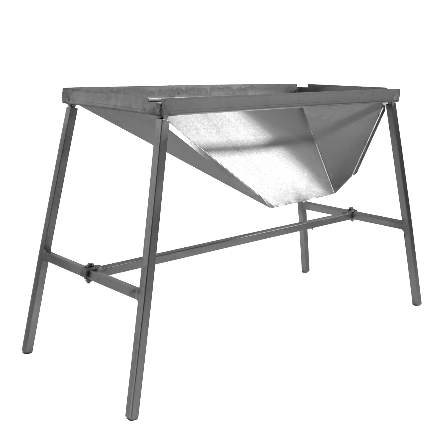 CAVI  Ständer / Untergestell mit Fruchtablauf-Blech für Obstentstein-Maschine / Abbeermaschine, aus Edelstahl 	 
		 (Traubenabbeermaschinen,Abbeermaschinen,Traubenmühle,Traubenmühlen,Beerenmühlen)  
	