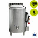 Pasteurisierer: Elektrischer 100 Liter Kochkessel, Braukessel,  9 kW Heizleistung, Erhitzung mittels Thermoöl (versandkostenfrei)*