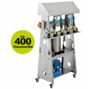 Vakuumabfüllgerät für Öl und viskose Flüssigkeiten  mit 4 Stationen, 400 Flaschen/Std. (versandkostenfrei)*