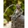 Gartendeko: Rottenecker Bronzefigur Froschkönig  klein sitzend, Wasserspeier / Springbrunnen, Höhe etwa 17cm