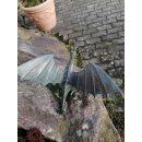 Gartendeko: Bronzefigur Drachenvogel Terrador klein, Wasserspeier/Brunnen, 20 cm hoch