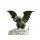 Gartendeko: Bronzefigur Drachenvogel Terrador klein, Wasserspeier/Brunnen, 20 cm hoch
